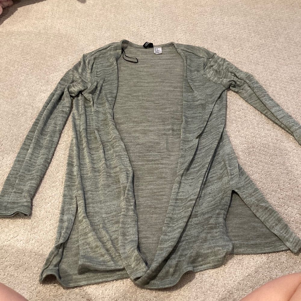 Lightweight green cardigan